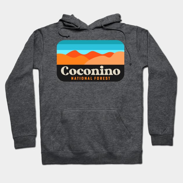 Coconino National Forest Arizona Flagstaff Camping Hoodie by PodDesignShop